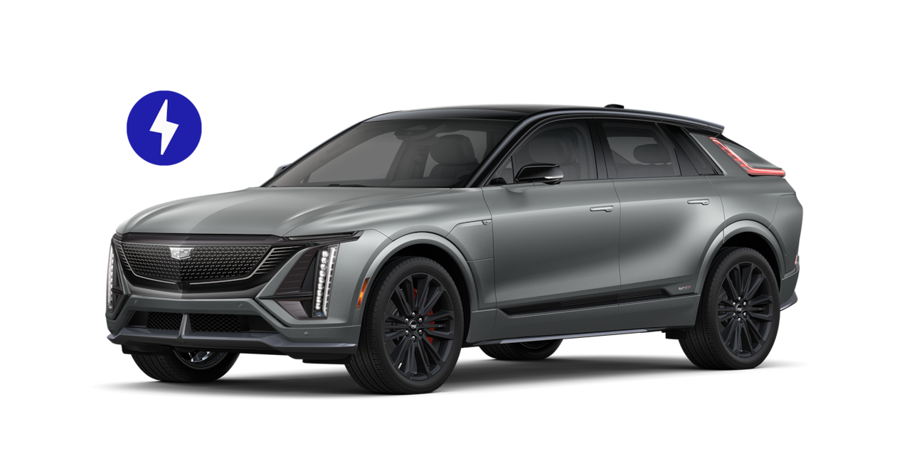 A Side Profile of the Magnus Matte 2026 Cadillac LYRIQ-V