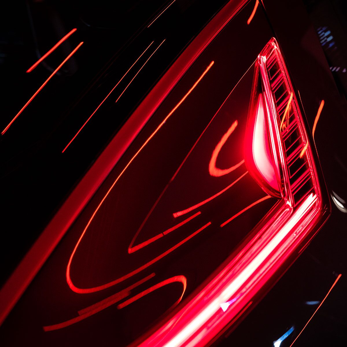 Close-up of the Exterior Lights on the Cadillac CELESTIQ