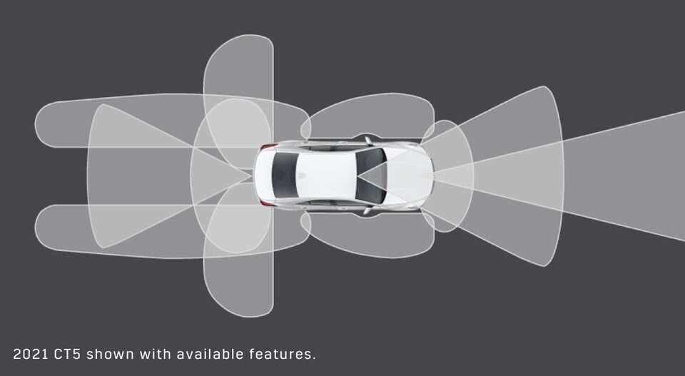 Cadillac Supercruise Driver Assistance Lane Centering Technology Infographic