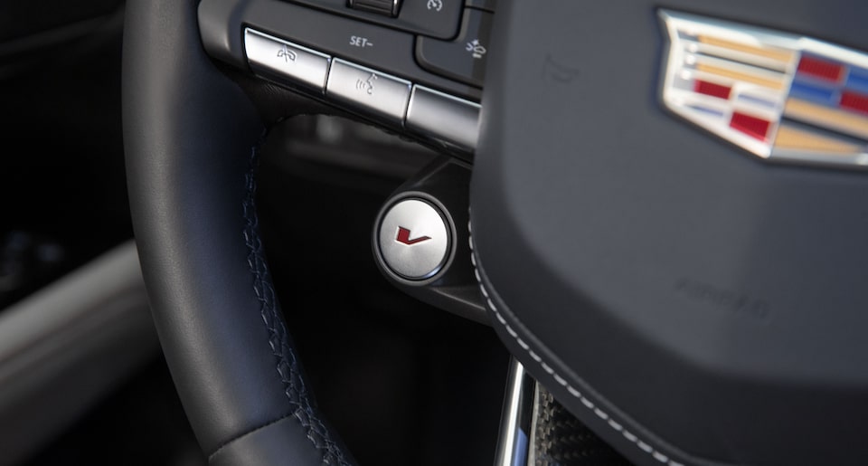 2022 Cadillac V-Series Blackwing Interior View of Drive Mode Selector