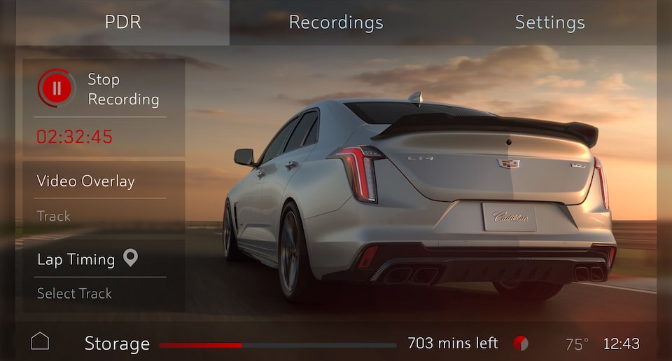 2022 Cadillac V-Series Blackwing Performance Data Driving Tools