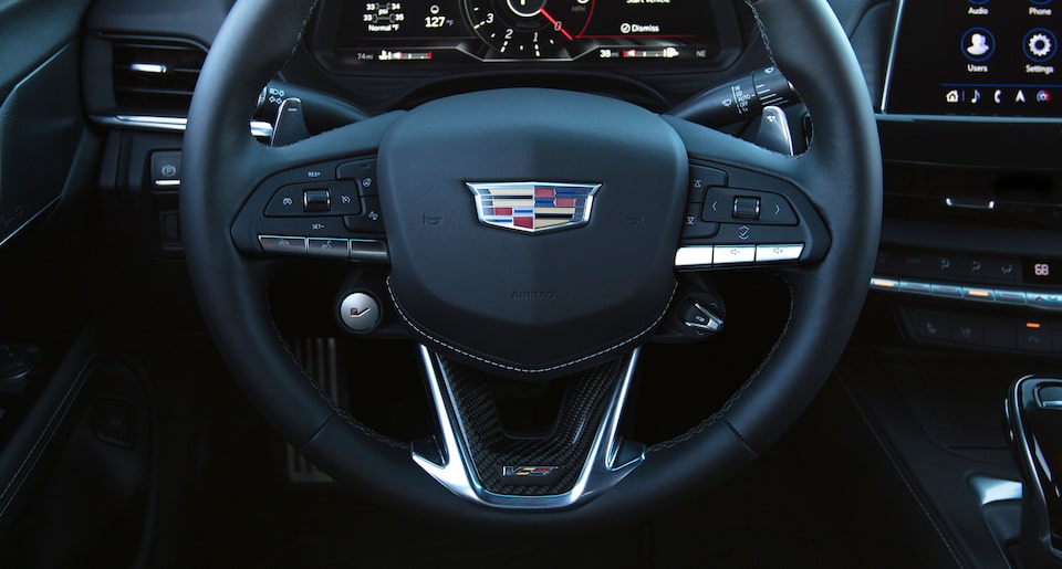 2022 Cadillac V-Series Blackwing Interior High-Performance Steering Wheel