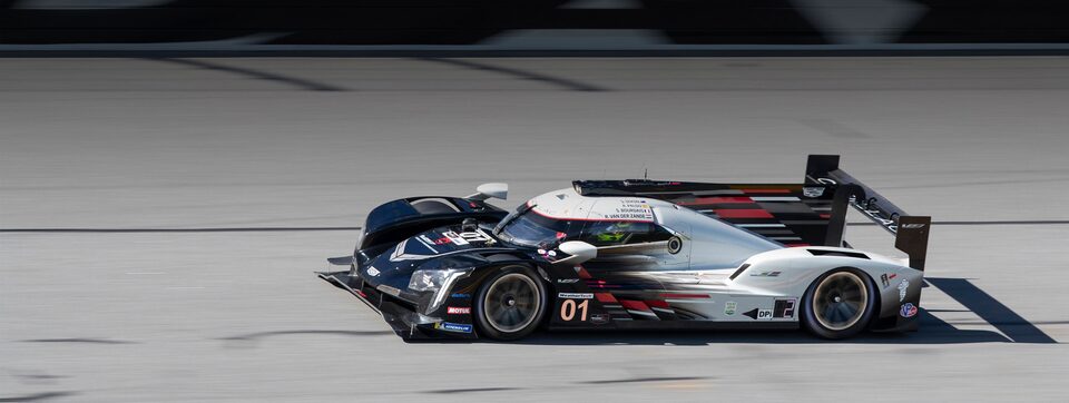 Cadillac-V Race Car at Daytona Race Track