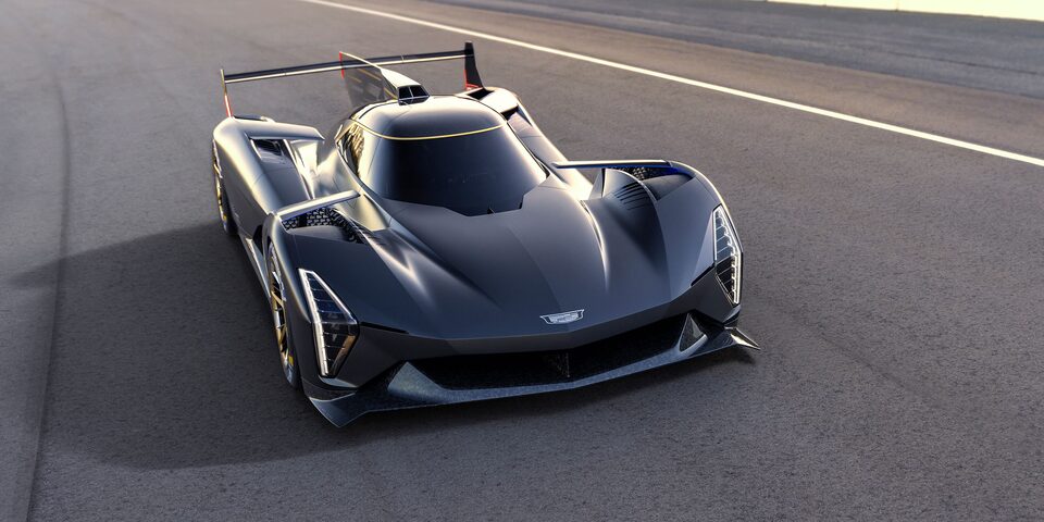 Cadillac Racing Prototype Racing on Track