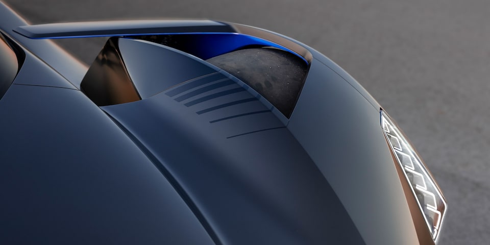 Cadillac Racing Prototype Close-Up of Left Fender & Headlight