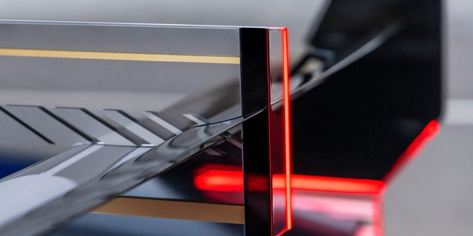 Close View of the Tail Wing on the Cadillac Prototype