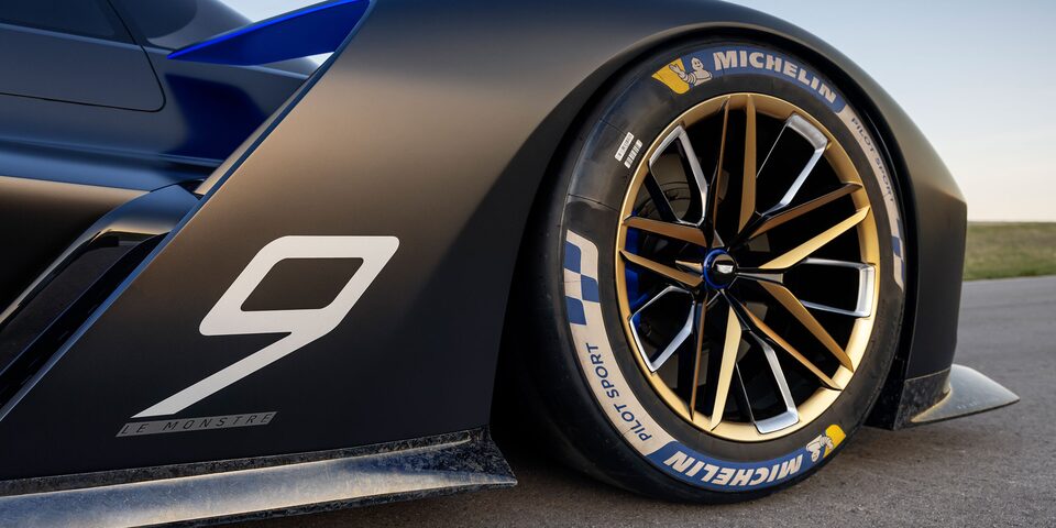 Michelin Racing Tires on Cadillac Prototype