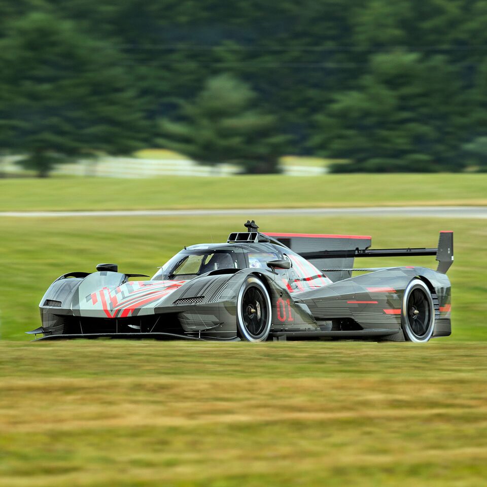 Cadillac Racing Prototype Racing on Track