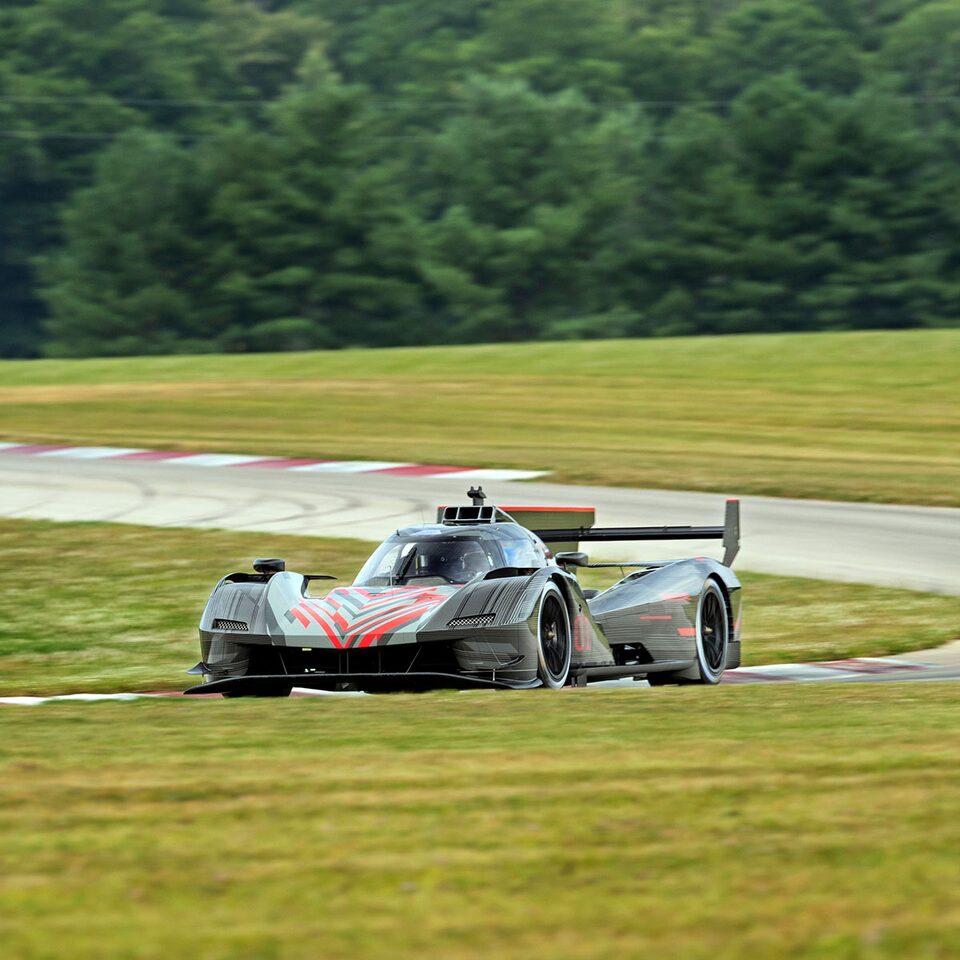 Close View of the Tail Wing on the Cadillac Prototype