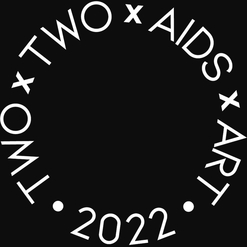 TWO X TWO AIDS & Art Logo
