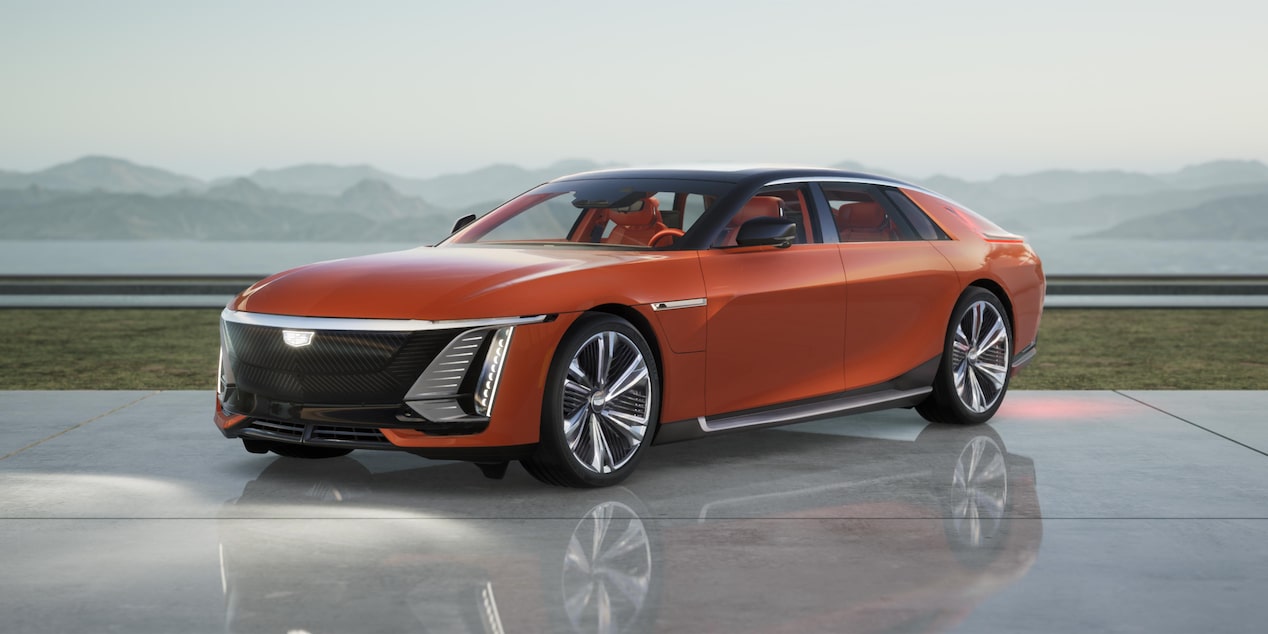 The Aurora Cadillac CELESTIQ in Vermillion Metallic