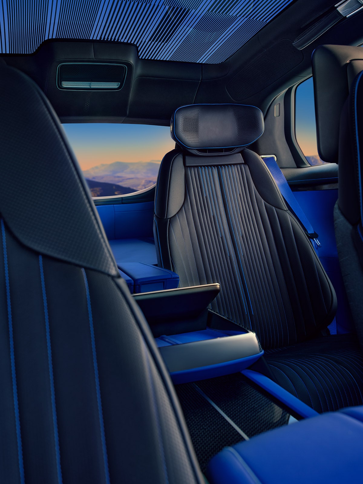 The Masterfully Crafted Leather Seating of the Luxurious Cadillac CELESTIQ