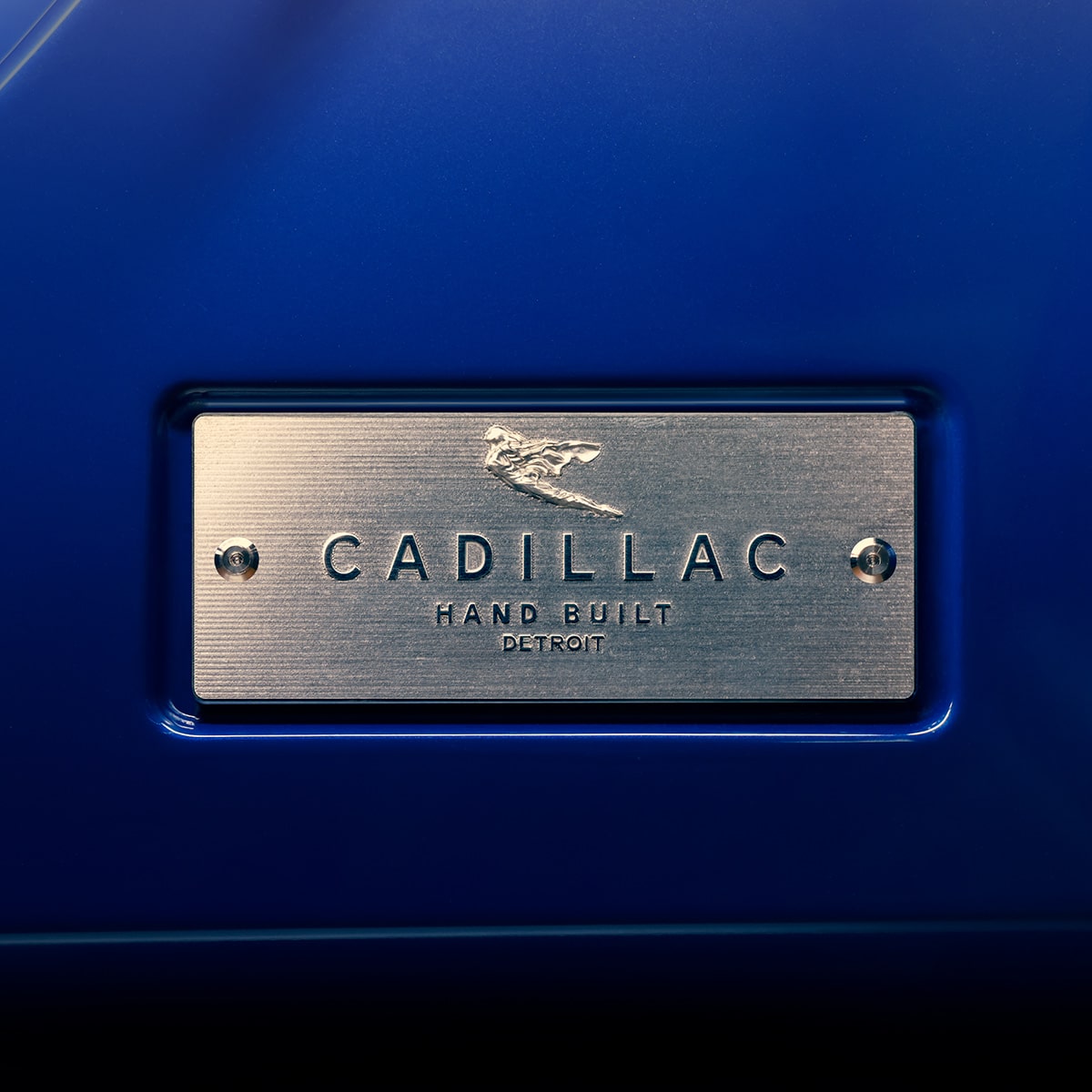 The Hand Built Plaque Inside the Cadillac CELESTIQ